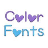 Color Fonts Message Maker 아이콘