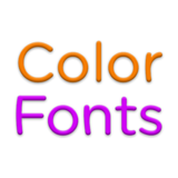 Color Fonts Message Maker icône