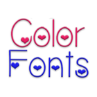 Color Fonts Message Maker ikon