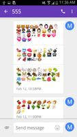 Emoji Fonts Message Maker plakat