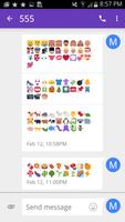 Emoji Fonts Message Maker ポスター