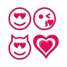 Icona Emoji Fonts Message Maker