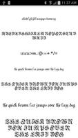 Gothic Fonts Message Maker 스크린샷 1