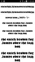 Gothic Fonts Message Maker captura de pantalla 2