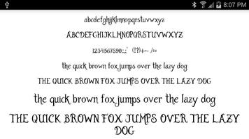 Halloween Fonts Message Maker screenshot 1