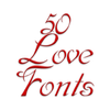 Icona Love Fonts Message Maker
