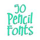 Pencil Fonts Message Maker icono
