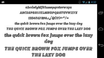 Pencil Fonts Message Maker captura de pantalla 3