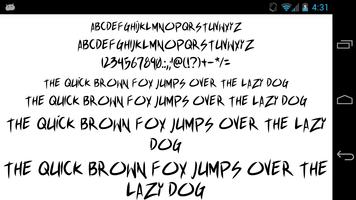 Pencil Fonts Message Maker captura de pantalla 1