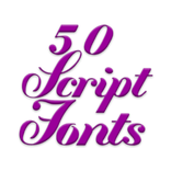 ”Script Fonts Message Maker