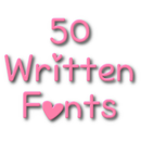 Written Fonts Message Maker aplikacja