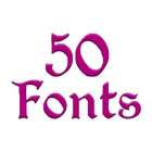 Fonts Message Maker ícone