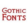 Gothic Fonts ไอคอน