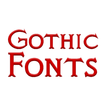”Gothic Fonts Message Maker