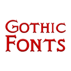 آیکون‌ Gothic Fonts