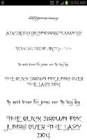 Gothic Fonts Affiche