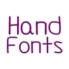 Fonts Hand Message Maker icon