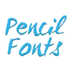 ”Pencil Fonts Message Maker