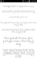 Pencil Fonts screenshot 2