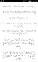 Pencil Fonts syot layar 2