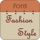 Free Fonts for Fashion Style أيقونة