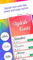 Stylish Fonts & Chat Styles poster