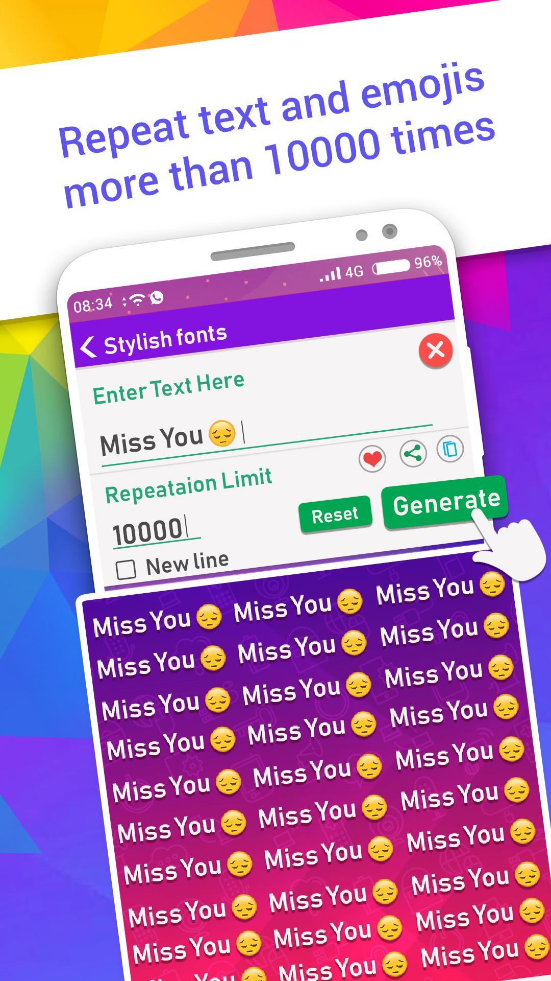 Stylish Fonts Free Text Repeater Chat Styles For Android Apk Download - roblox mobile how to change font in chat