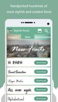 Stylish Fonts captura de pantalla 1