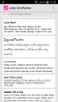 Liebe Fonts für FlipFont Plakat