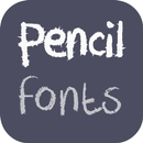 Pencil Fonts for FlipFont APK