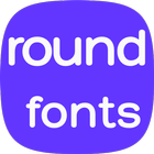 Round Fonts icono