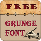Grunge Font Style Free icône