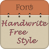 Handwrite Font Style Free icon
