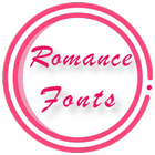 Romance Fonts icône