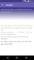 برنامه‌نما Thai Fonts عکس از صفحه
