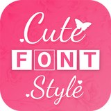Cute Font Style ícone