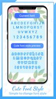 Cute Font Style اسکرین شاٹ 1