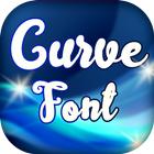 Curve Free Font Style icon