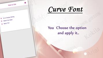Curve Free Font Style screenshot 2