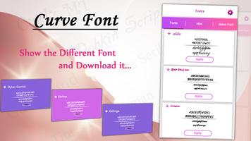 Curve Free Font Style screenshot 3
