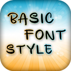 Basic Font Style Zeichen