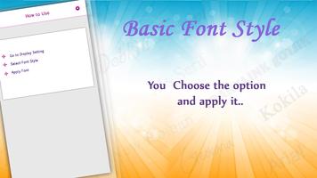 Basic Font Style स्क्रीनशॉट 2