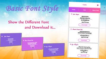 Basic Font Style स्क्रीनशॉट 3