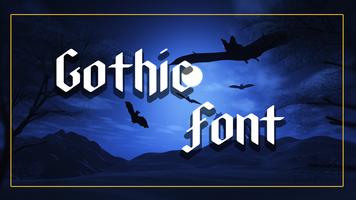 Gothic Free Font Style 海報