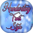 Handwriting Fonts Style ikona