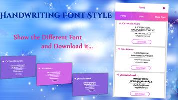 Handwriting Fonts Style تصوير الشاشة 3