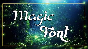 Magic Fonts Style Plakat