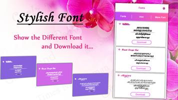 Stylish Font Style capture d'écran 3