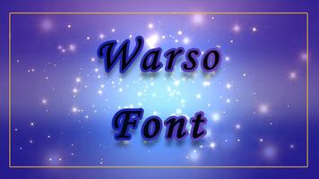 Myanmar Warso Font Cartaz