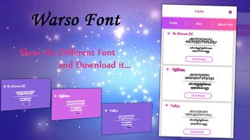 Myanmar Warso Font screenshot 3